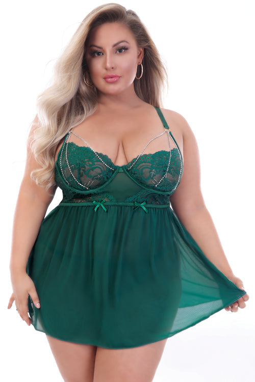 STM11159X Two Piece Babydoll Set