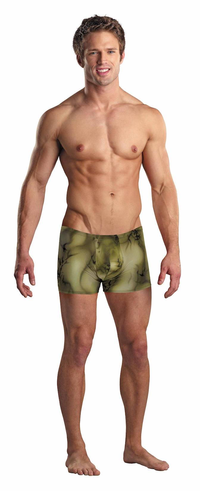MP153062 Olive Pouch Short