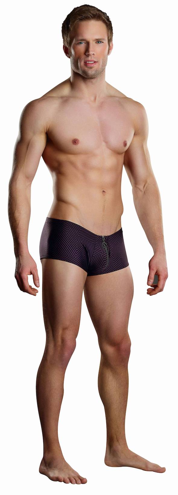MP157207 Wine Zipper Short