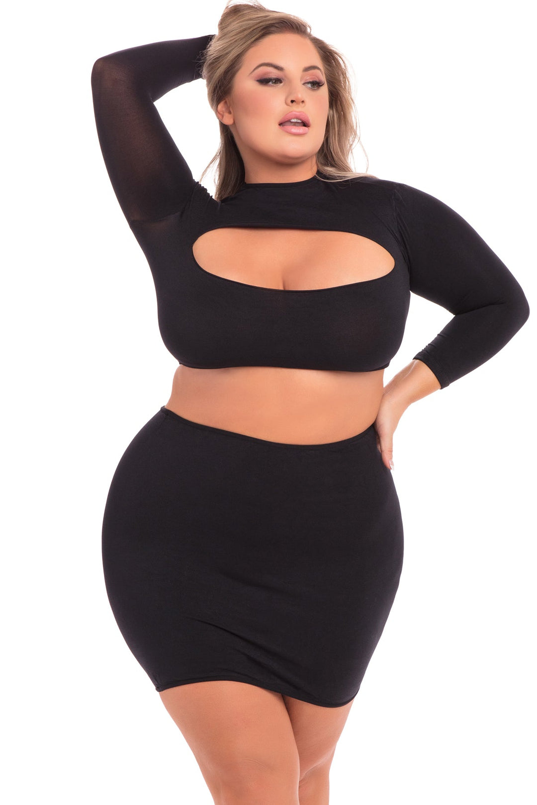 PL27036X Stop &amp; Stare 2Pc Skirt Set