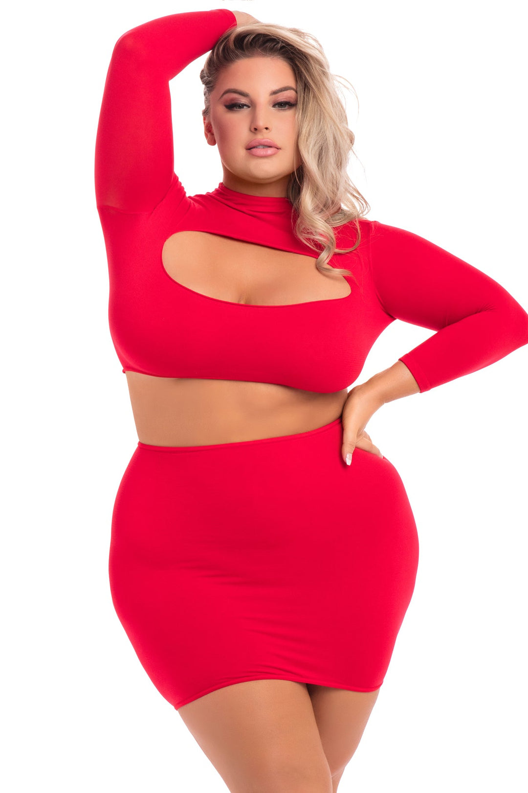 PL27036X Stop &amp; Stare 2Pc Skirt Set