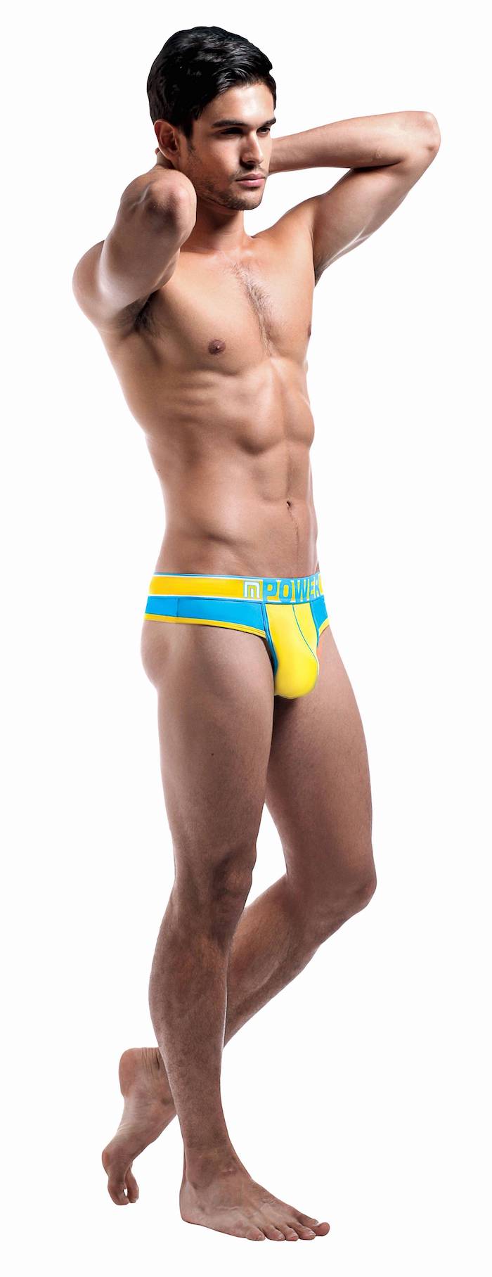 MP421221 Turq/Yellow Goal Keeper Thong