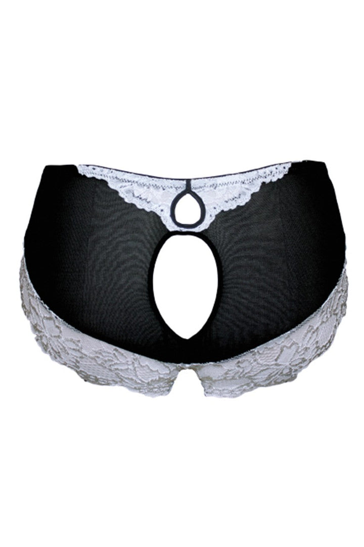 TL9627 Black/Ivory Decadent Fashion Panty