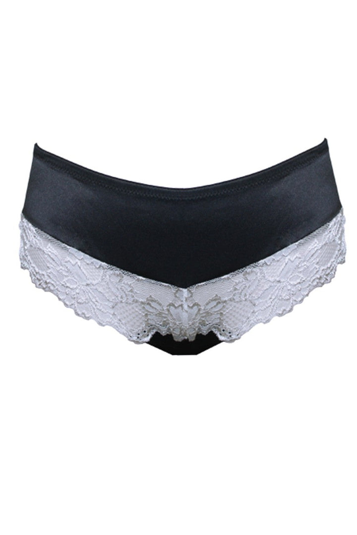 TL9627 Black/Ivory Decadent Fashion Panty