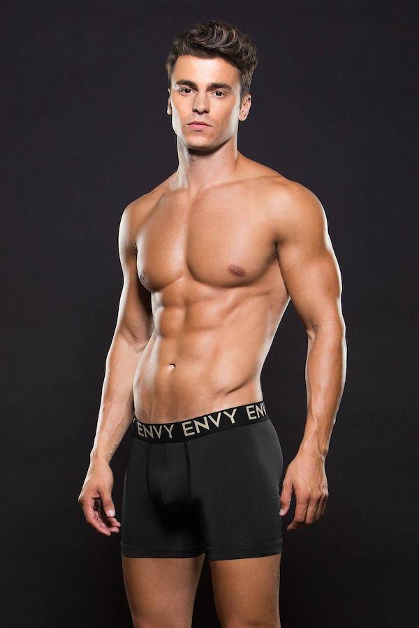 BEV045 Micro Lowrise Logo Elastic Boxer