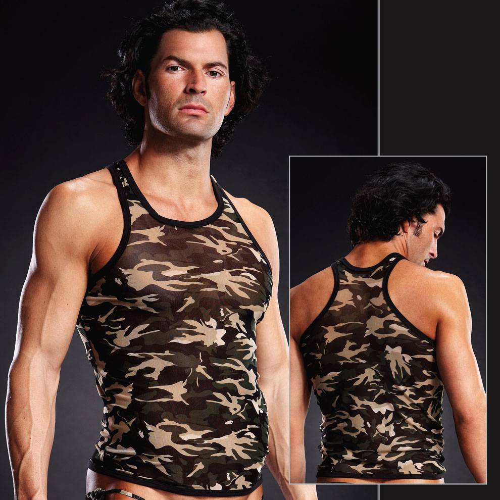 BLM018 Mesh Racerback Tank