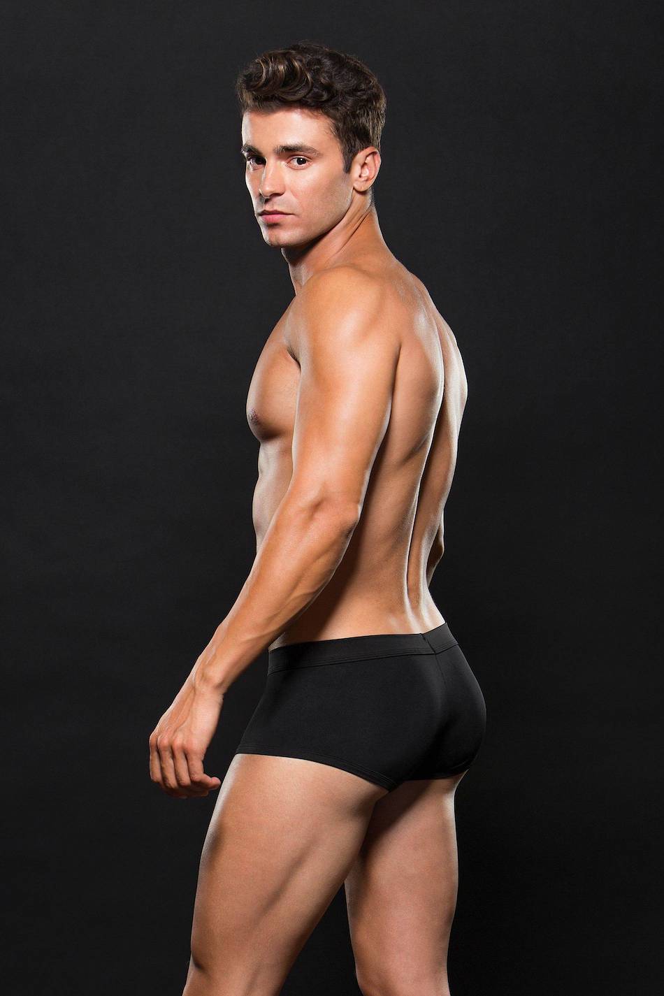 BEV058 Logo Elastic Mesh Sport Trunk